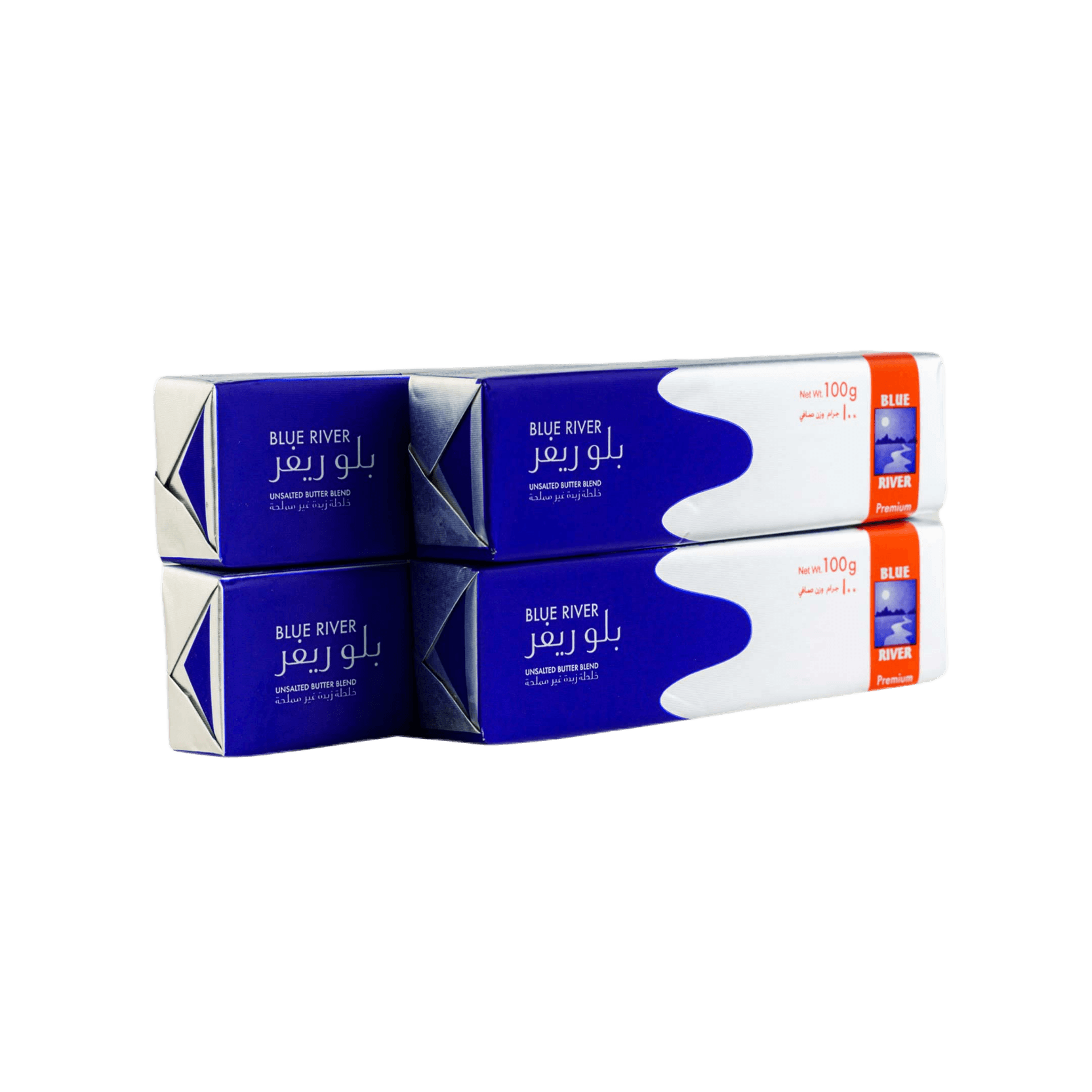 Blue River Blended Unsalted Butter 4 x 100 g