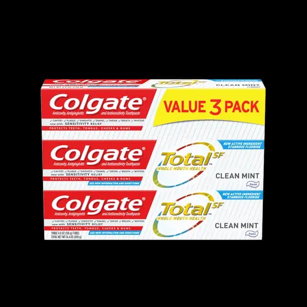 Colgate Total Clean Mint Toothpaste 3 x, 100ml