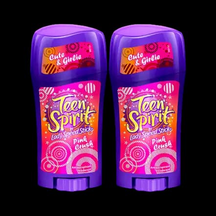 Mennen Teen Spirit Stick Pink Cru 2 Pack