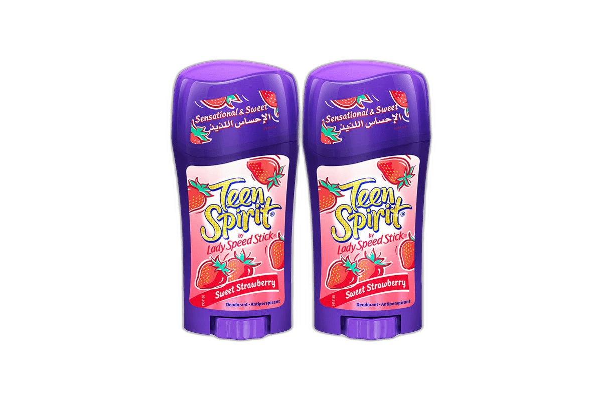 Mennen Teen Spirit Stick Swt Strawberry 2 x 20%