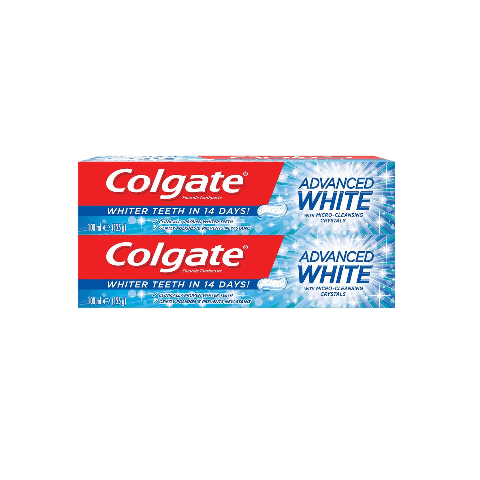 Colgate Adv Whitening Toothpaste 2 x 100 ml