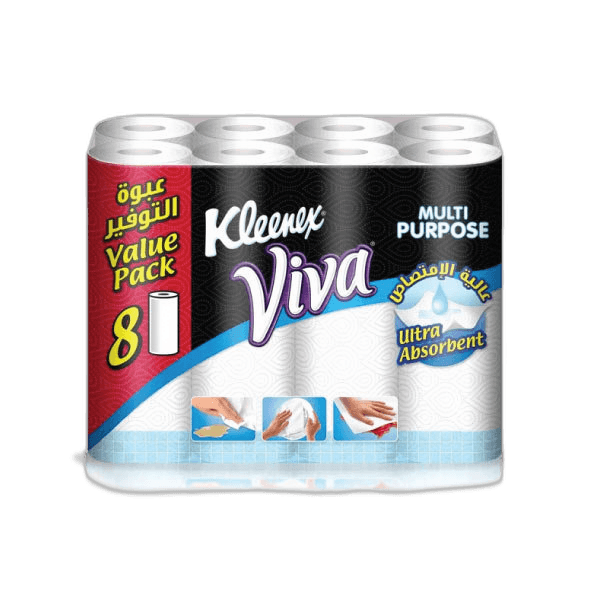 Kleenex Viva Hht 25 cm 8 Pack*40 Sheets