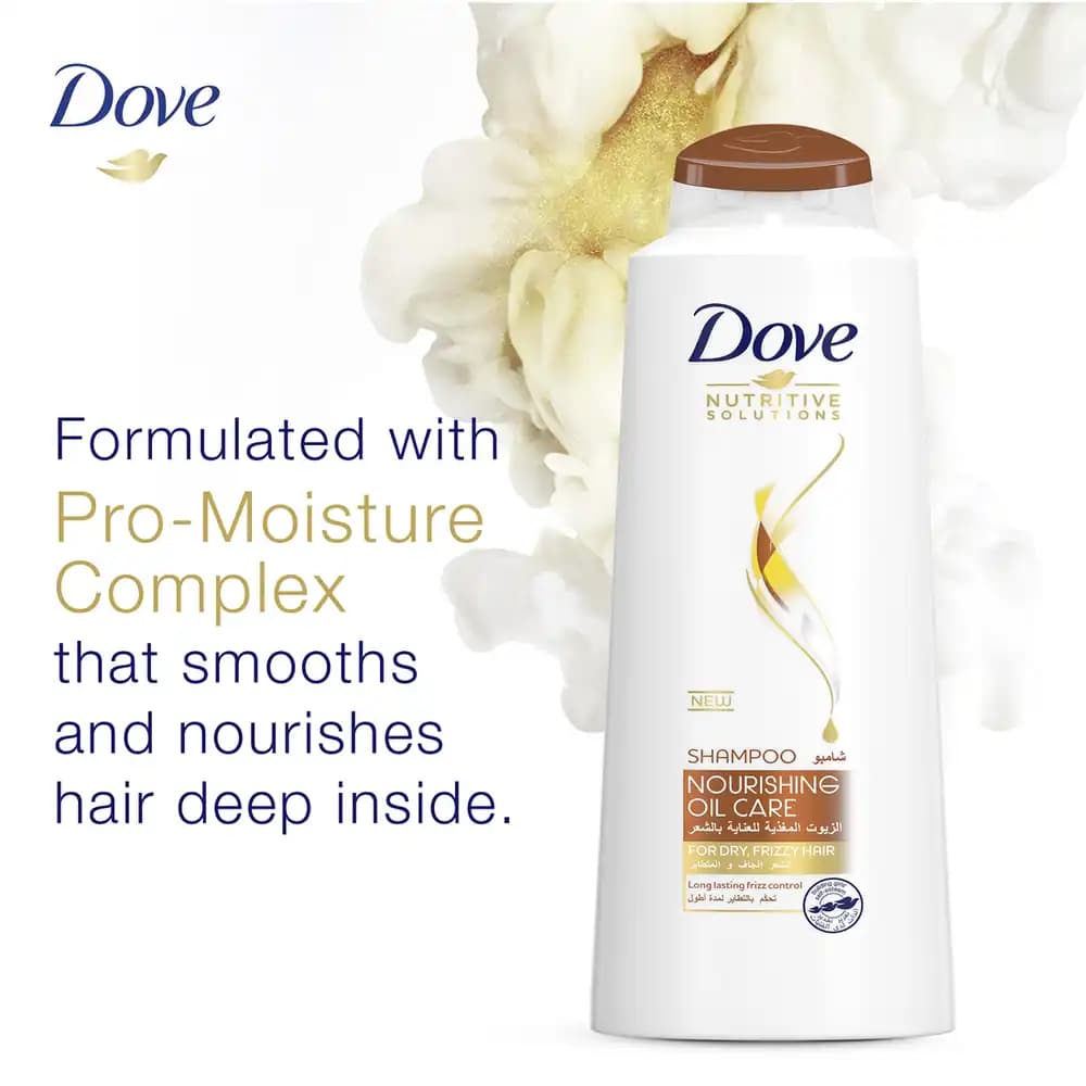 Dove Shampoo Nutri Oil Care, 600ml