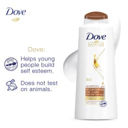 Dove Shampoo Nutri Oil Care, 600ml - image 4