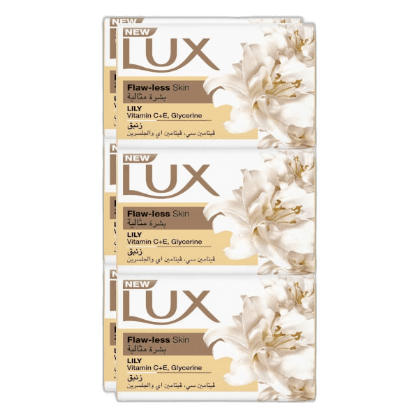 Lux Bar Flaw Less Skin Lily, 170g x 6