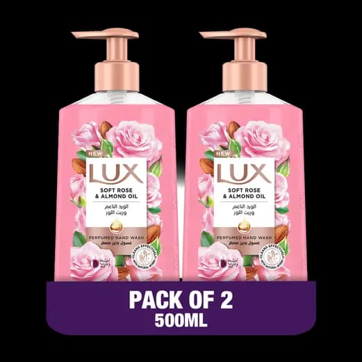 Lux Hand Wash Soft Rose 2 x, 500ml