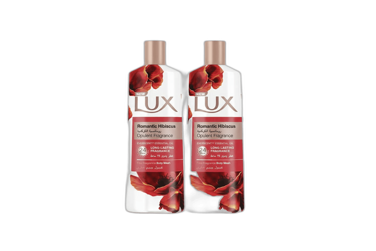 Lux Shower Gel Romantic Hibiscus 2 x 250 ml