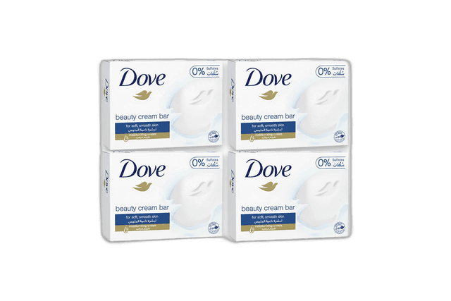 Dove Bar Soap White 4 x, 160g