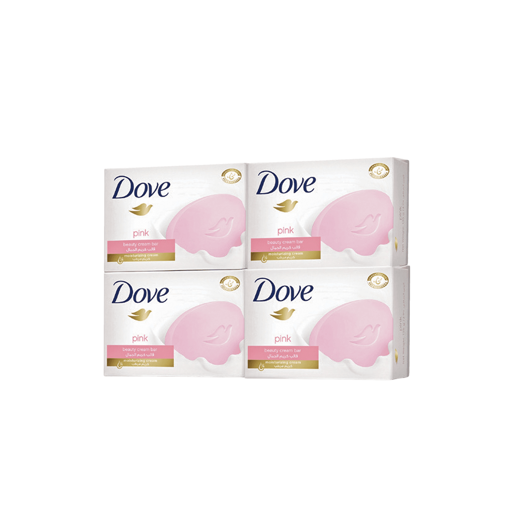 Dove Bar Soap Pink 4 x 160 g