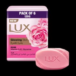 Lux Bar Soap Glowing 6 x, 120g - image 2