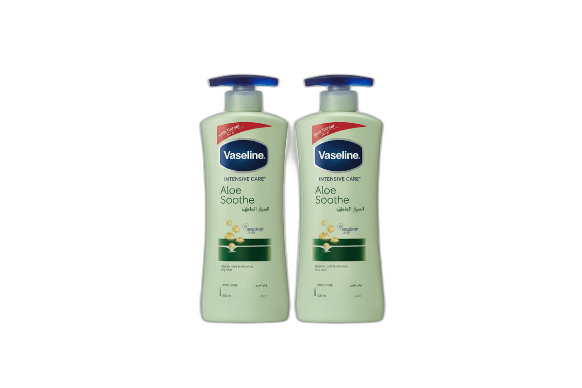 Vaseline Lotion Aloe Soothe 2 x 400 ml