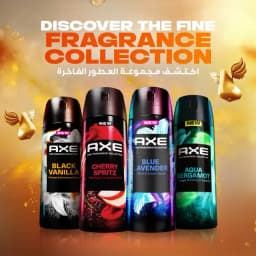 Axe Men Deodorant Body Spray Black Vanilla, 150ml - image 3