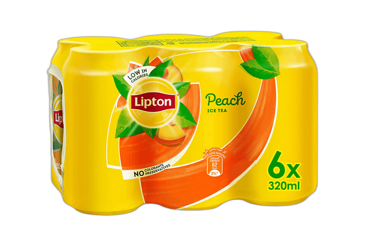 Lipton Ice Peach Tea 6 x 320 ml