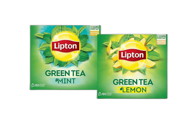 Lipton Green Tea Lemon Envelope 2 x 50