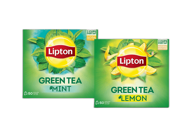 Lipton Green Tea Mint Envelope 2 x 50