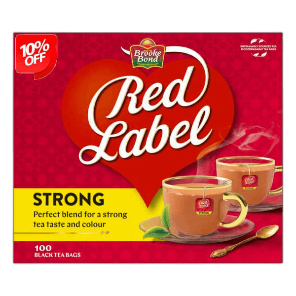 Brook Bond Red Label Tea Bag 100 Pack