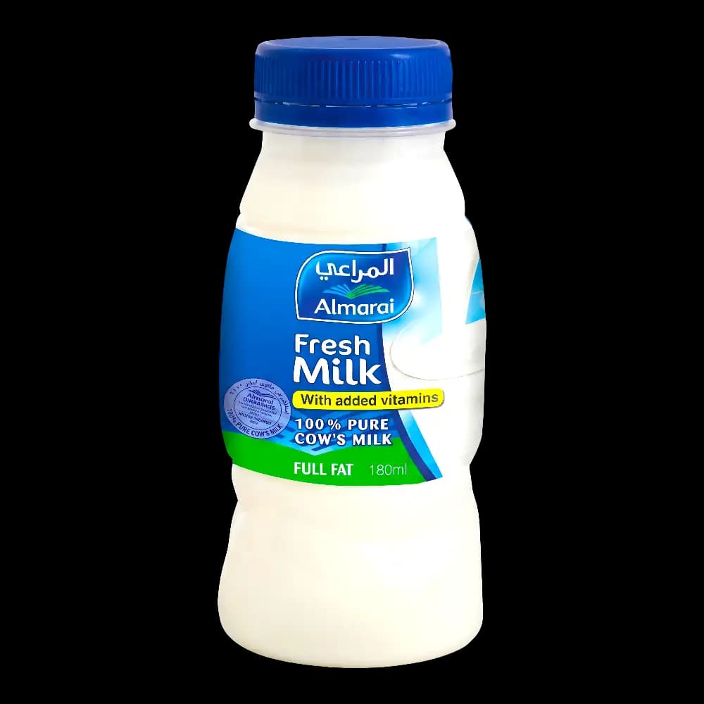 Almarai Fresh Full Fat Vitamin Milk, 180ml