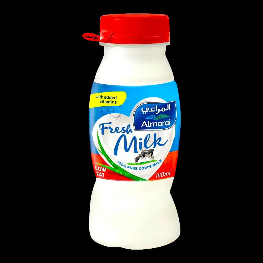 Almarai Low Fat Fresh Milk, 180ml