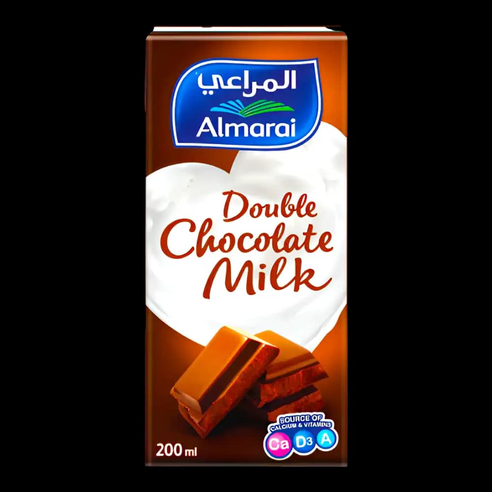 Almarai Double Chocolate UHT Milk, 200ml