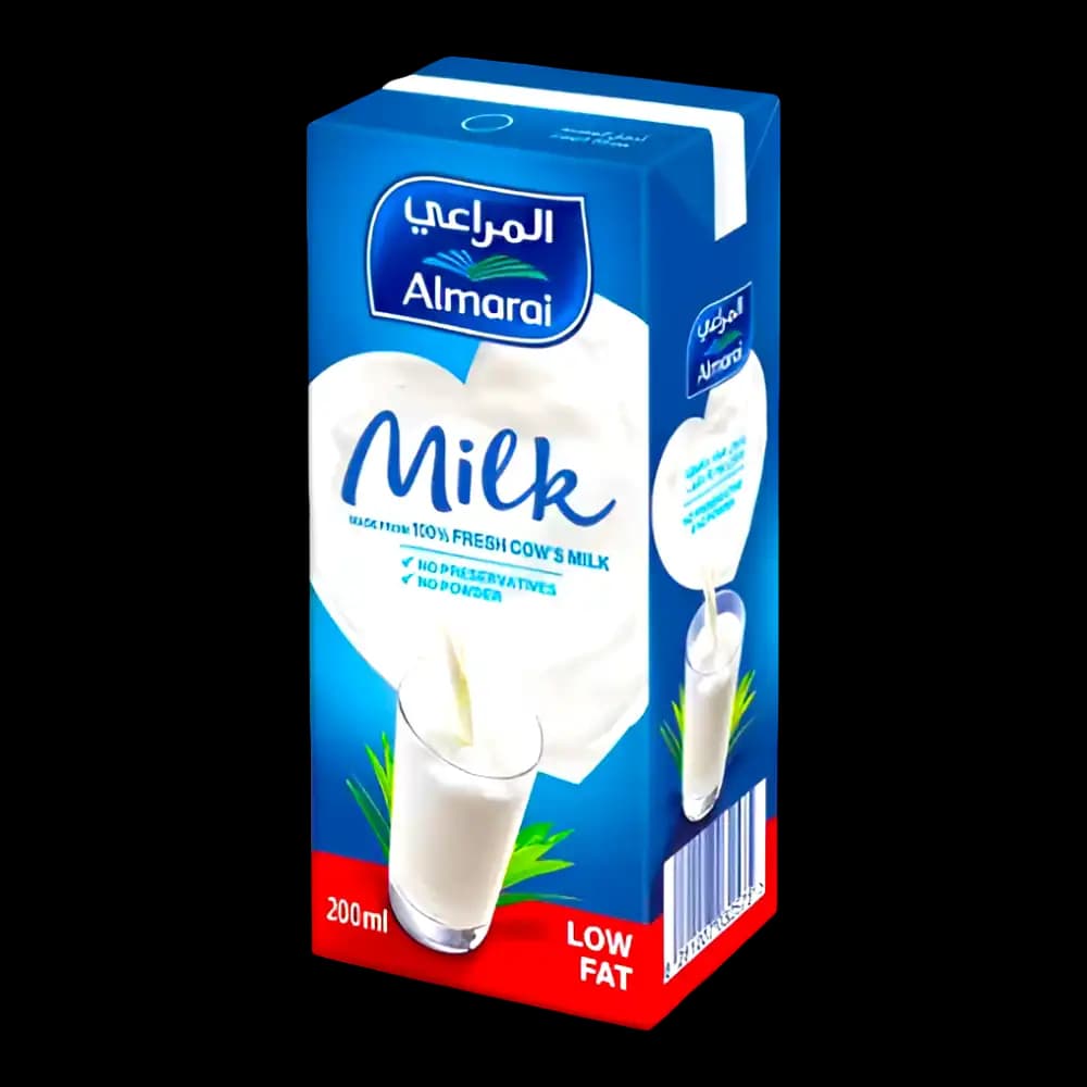 Almarai Low Fat Milk UHT, 200ml