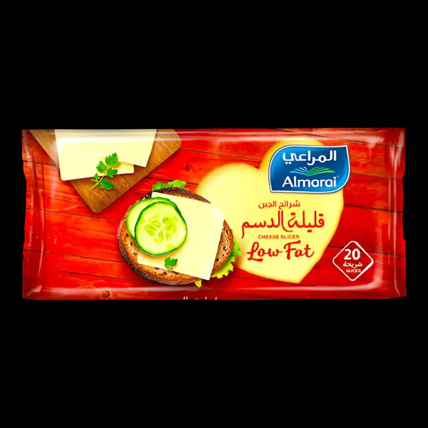 Almarai Low Fat Slices Cheese, 400g