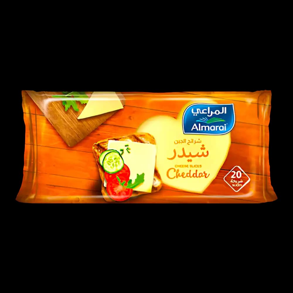 Almarai Slices Cheddar Cheese, 400g