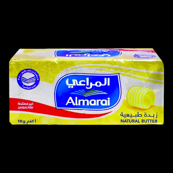Almarai Natural Butter Unsalted, 1kg
