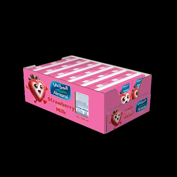 Almarai Strawberry UHT Milk 18 x, 200ml