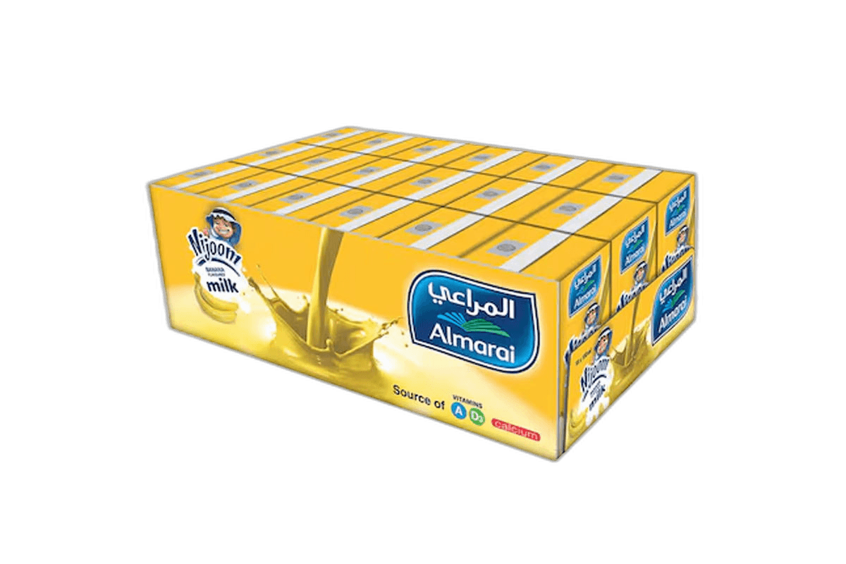 Almarai Banana Nijoom UHT Milk 18 x 150 ml