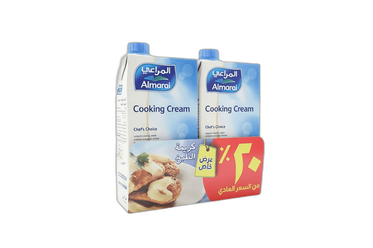 Almarai Cooking Cream Scap 2 x, 500ml
