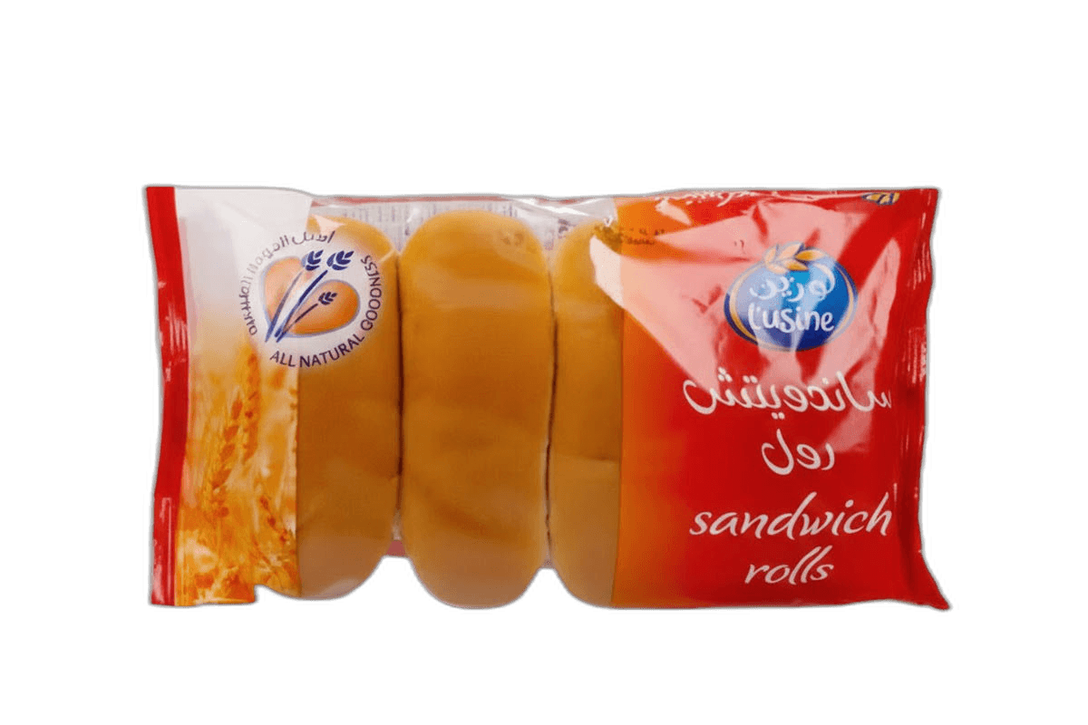 Lusine White Sandwich Roll, 200g