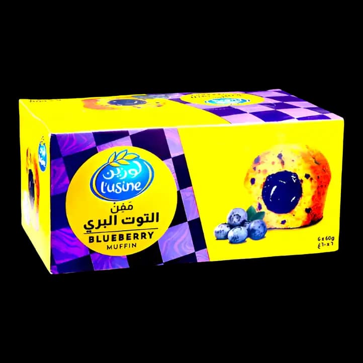 Lusine Blueberry Muffin, 60g x 6