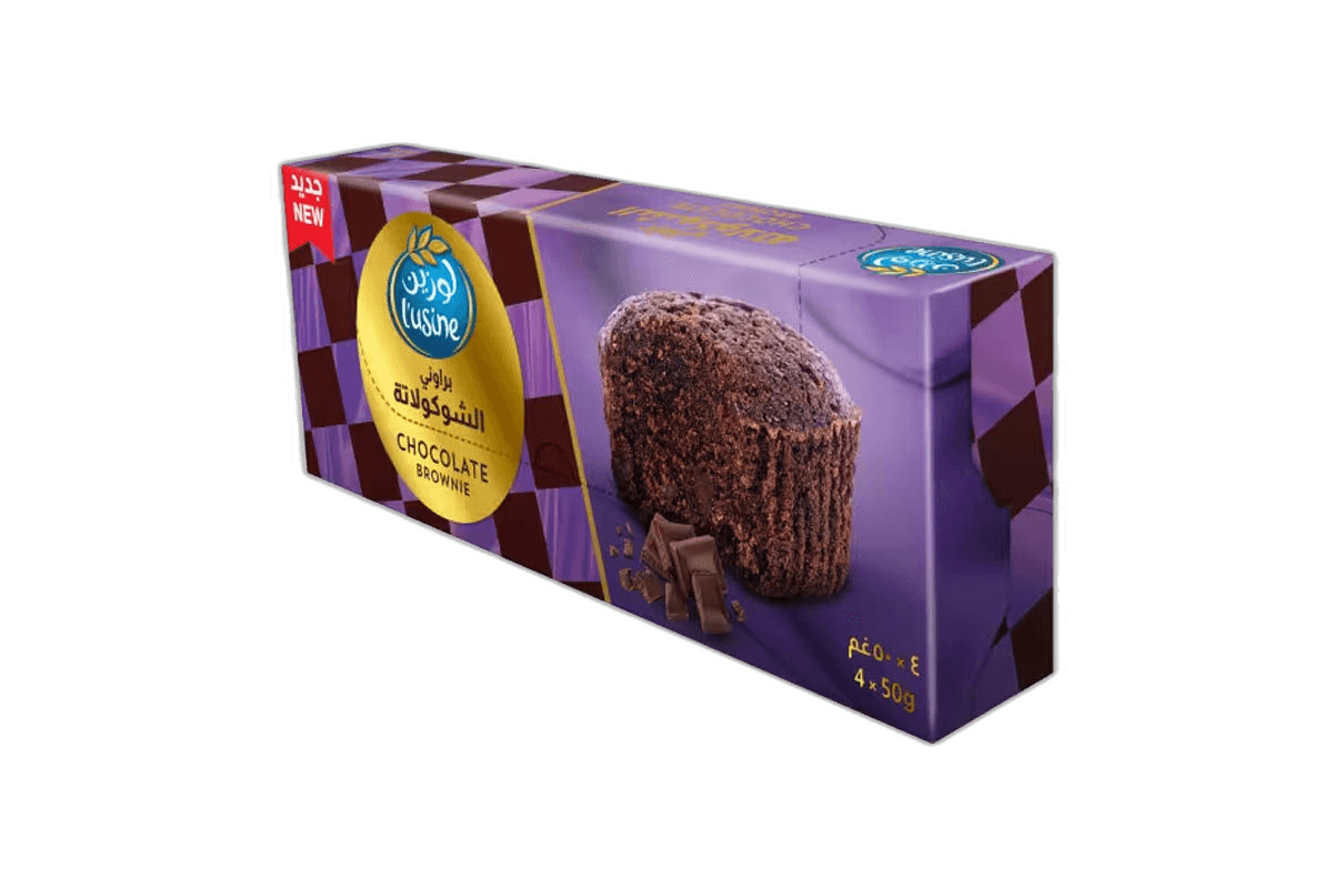 Lusine Chocolate Brownie 4 x, 50g