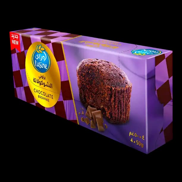 Lusine Chocolate Brownie 4 x, 50g