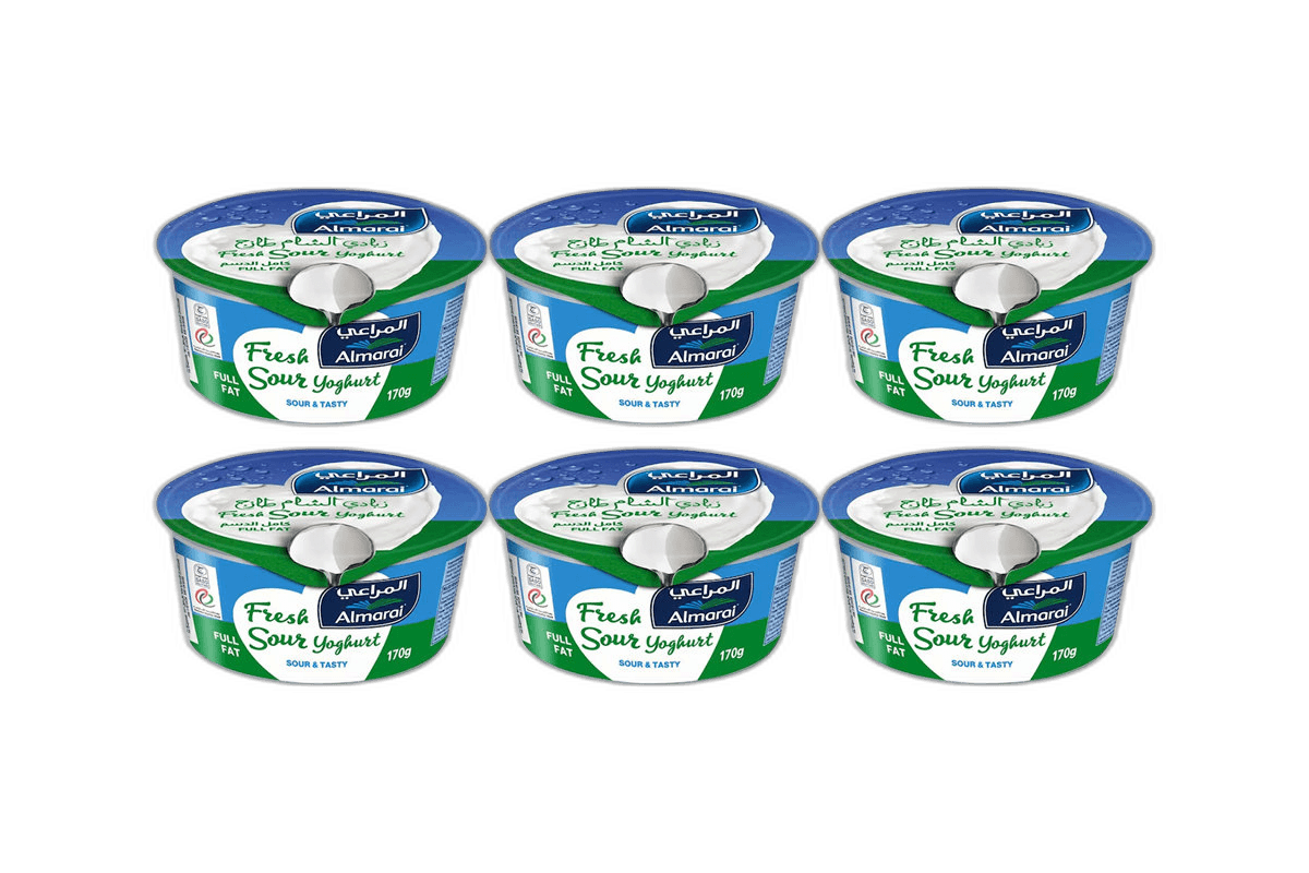 Almarai Sour Zabadi Full Fat 6 x 170 g