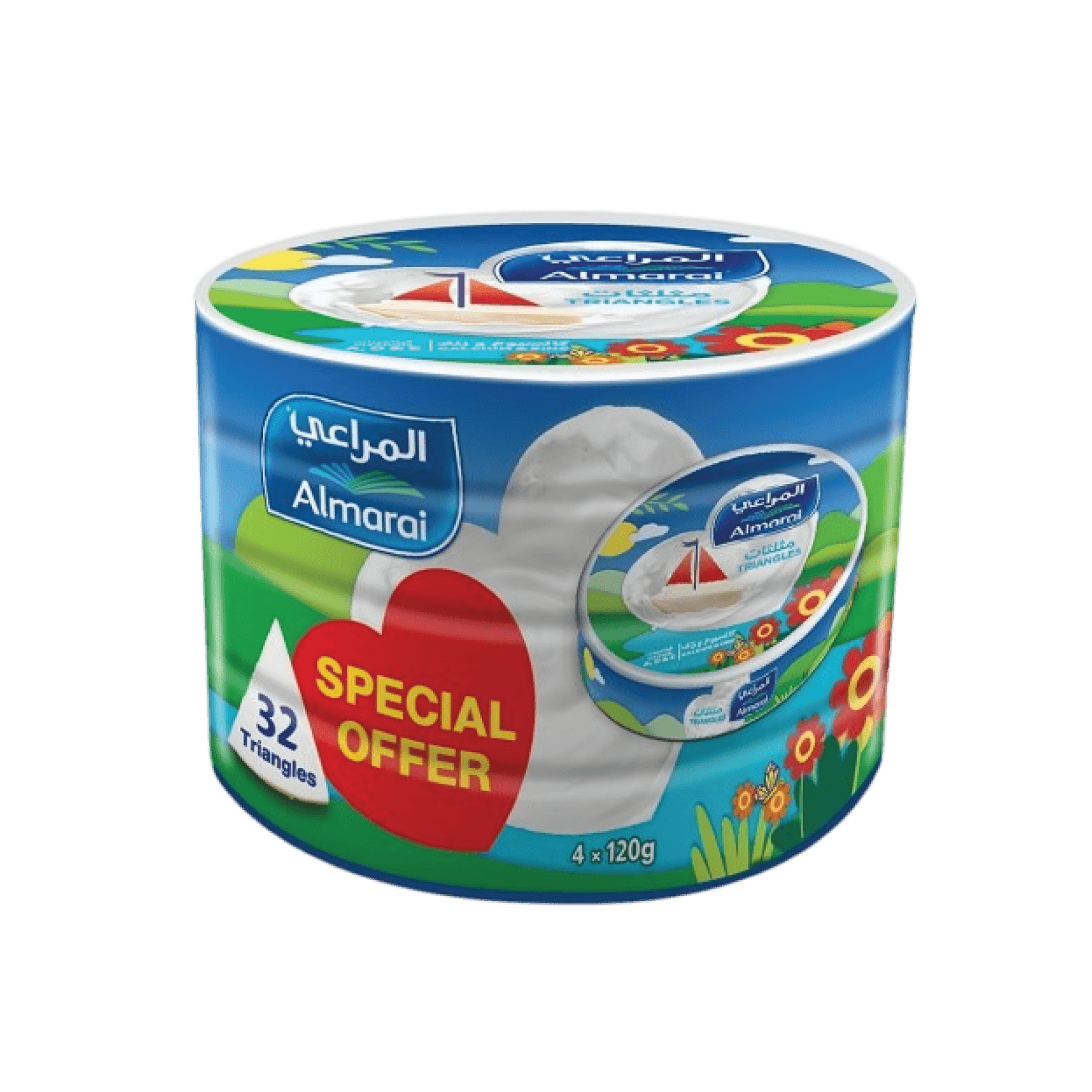 Almarai Triangle Cheese FF 4 x 120 g