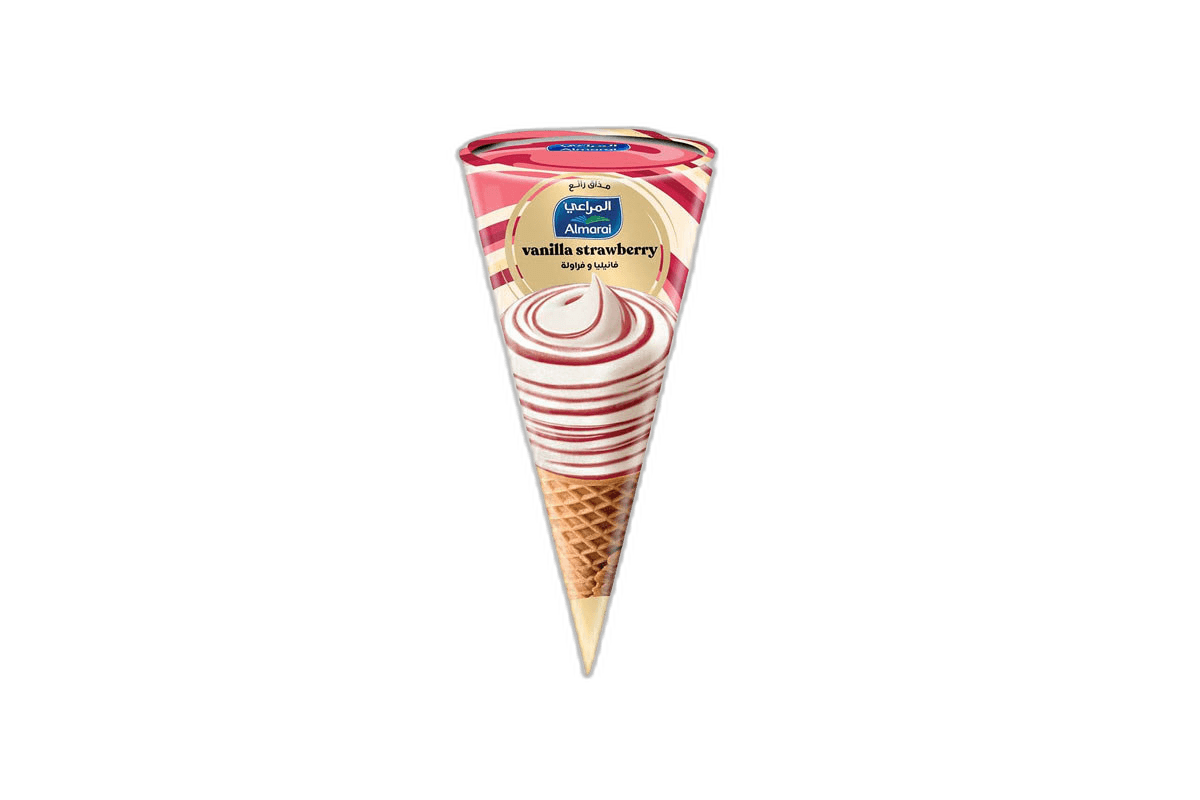 Almarai Vanilla Chocolate Ice Cream Cone 120 ml