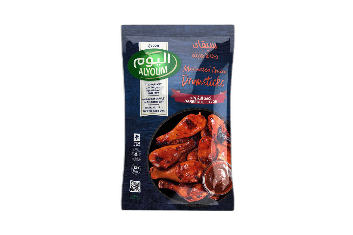 Alyoum Marinated Chicken Drumsticks BBQ 600 g