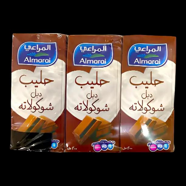 Almarai Double Chocolate UHT Milk 6 x, 200ml