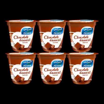 Almarai Custard Chocolate 6 x, 85g