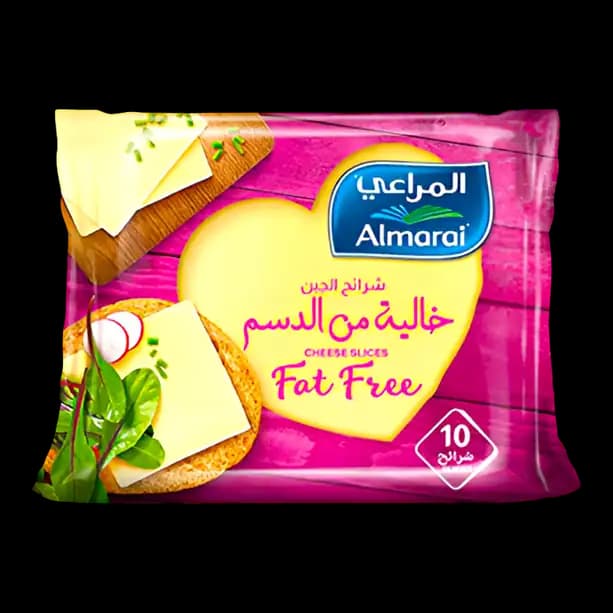 Almarai Fat Free Slice Cheese, 200g