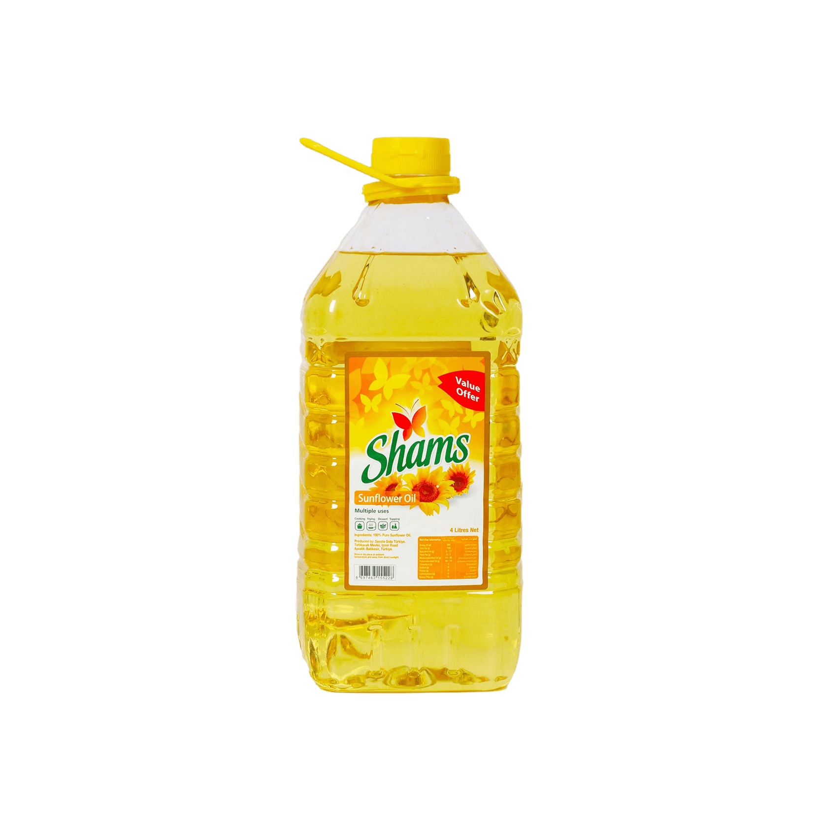 Shams Sunflower Oil 4 L