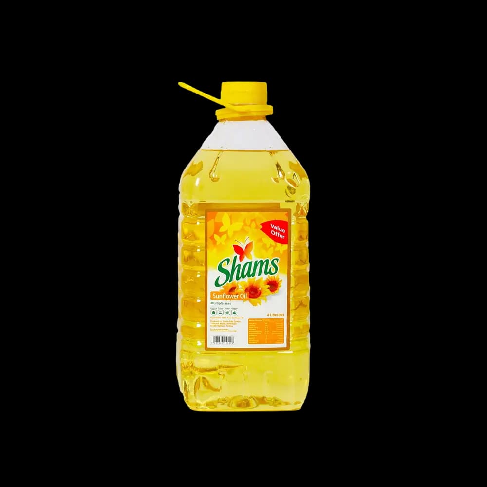 Shams Sunflower Oil, 4L
