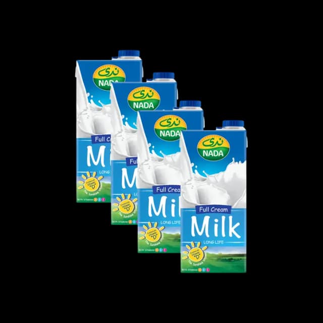 Nada Long Life Full Cream Milk 4 x 1L