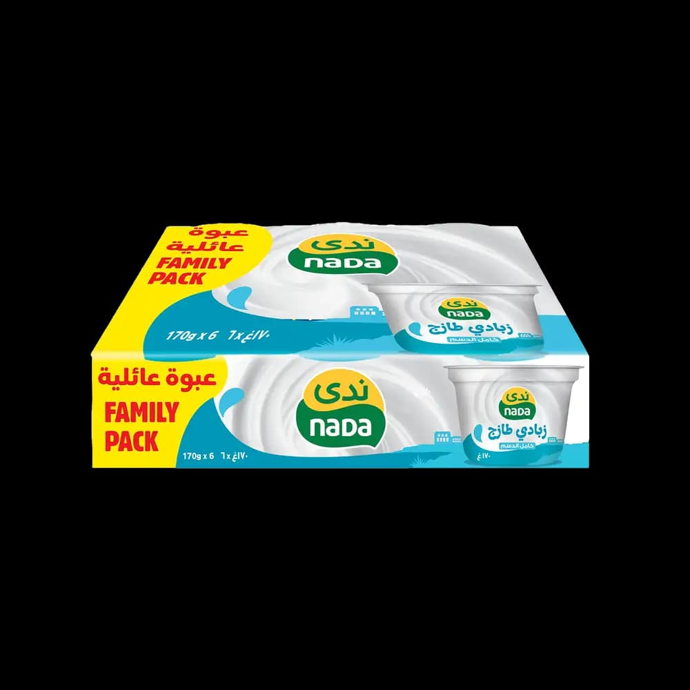 Nada Full Fat Yoghurt 6 x, 170g