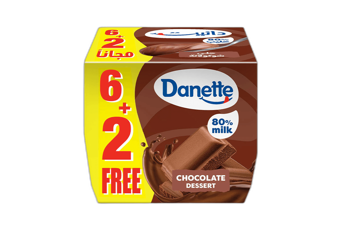 Alsafi Danette Chocolate Flav 8 x 90 g
