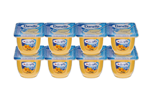 Al Safi Danette Creme Dessert Vanilla 8 x, 90g