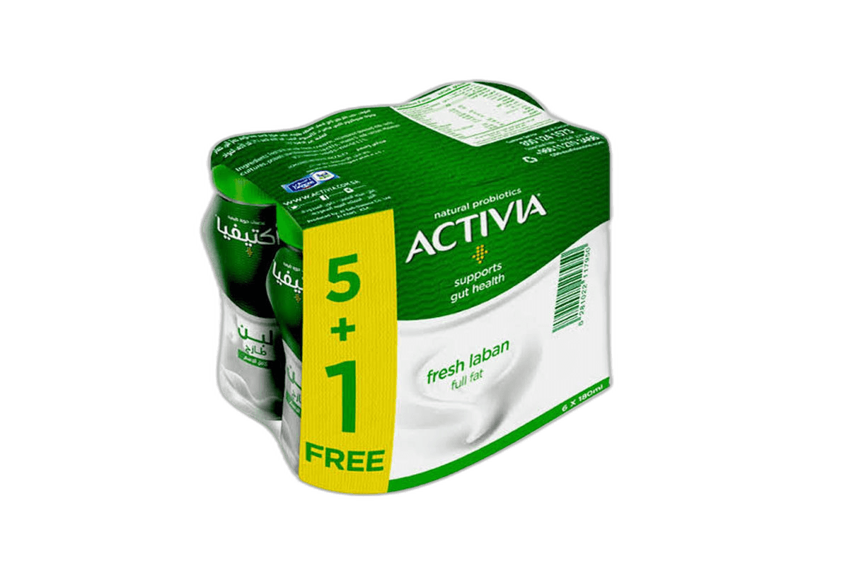 Activia Laban 6 x 180 ml Ff-With 5 Probiotic
