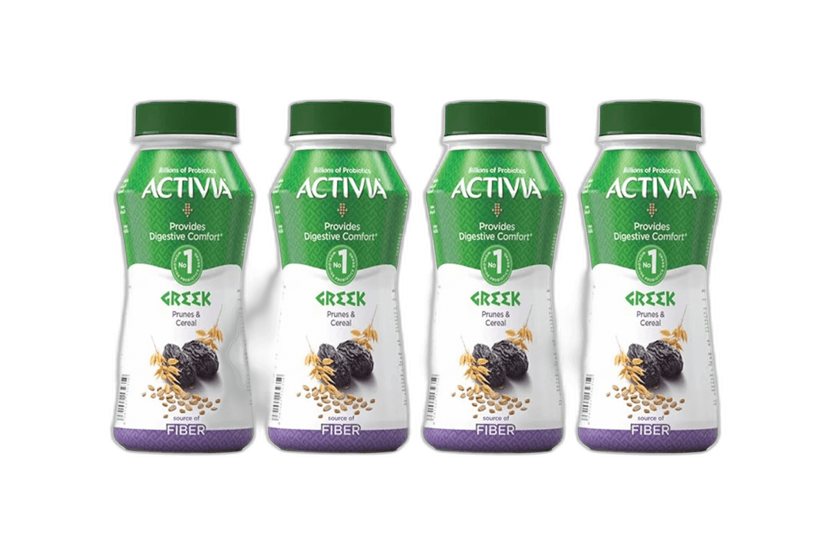 Activia Greek Drink 4 x 180 ml Prns & Cer
