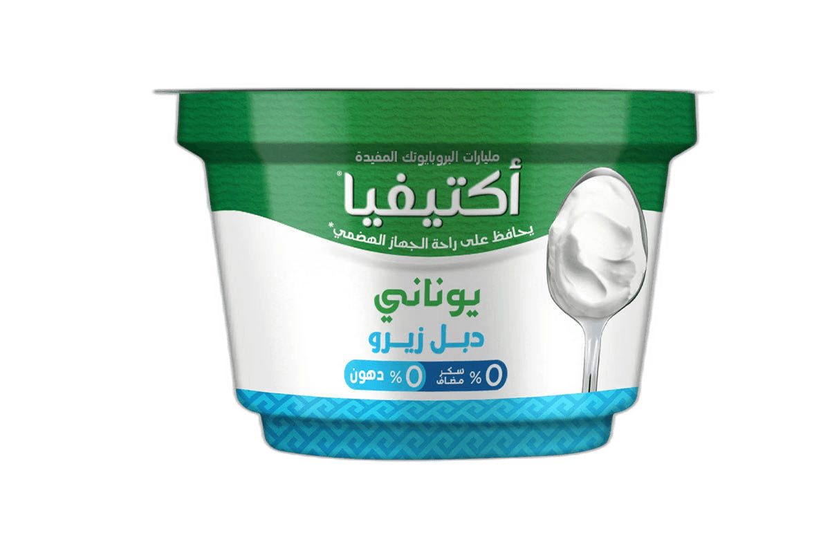 Activia Yoghurt Double Zero Plain Greek, 150g